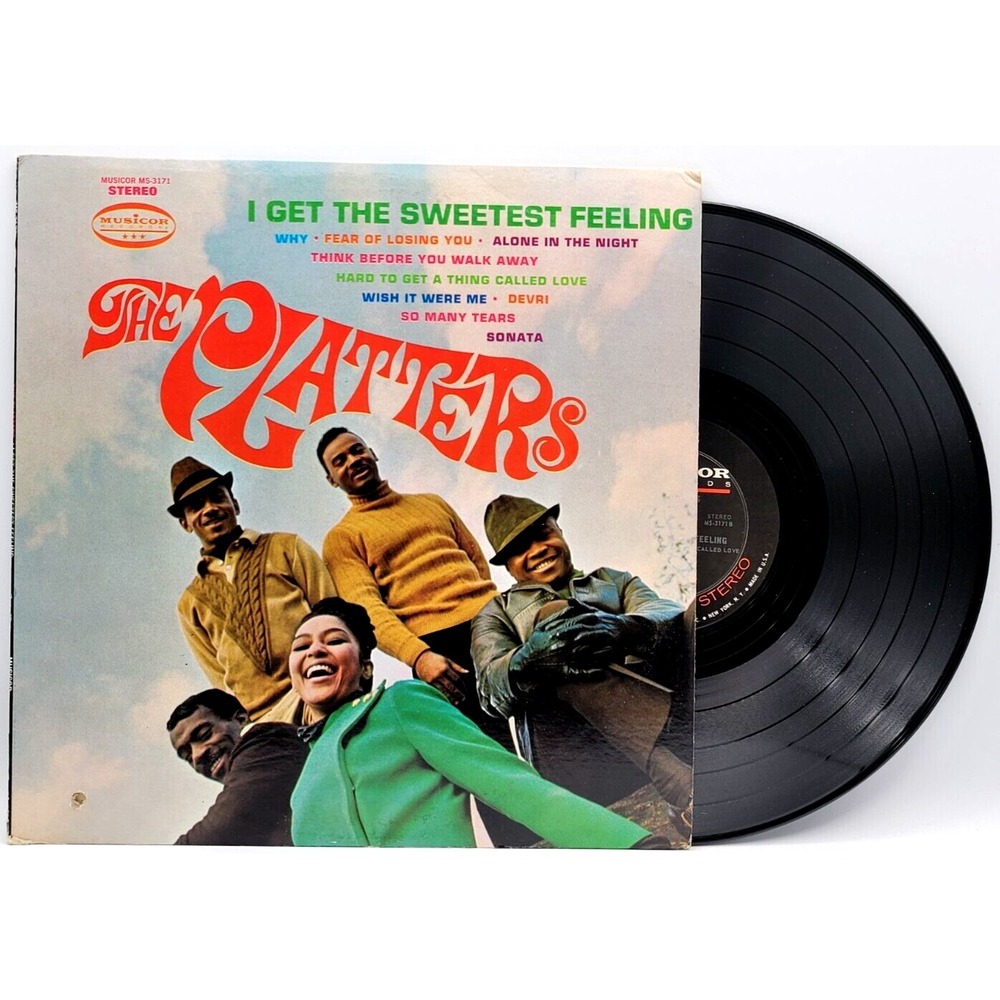 THE PLATTERS - I GET THE SWEETEST FEELING - SOUL LP